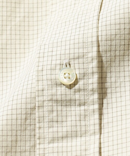 BEAMS PLUS（ビームスプラス）の「グラフ チェック ボタンダウン シャツ クラシック フィット（シャツ/ブラウス・メンズ・ホワイト/ブラック/ライトグレー・S/XL/L/M）」の6枚目の写真