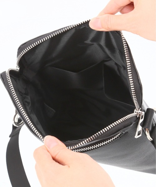 Rename（リネーム）の「Rename 本革 リングジップ ショルダーバッグ（ショルダーバッグ・レディース・ブラック・FREE）」の13枚目の写真