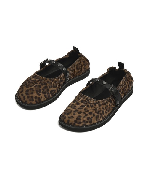 ASH(アッシュ)の「アッシュ【OSAKA】メリージェーンフラットシューズ ベルトパンプス バレエシューズ 1.5cmヒール(パンプス・レディース・レオパード・37/36/39/38)」の5枚目の写真