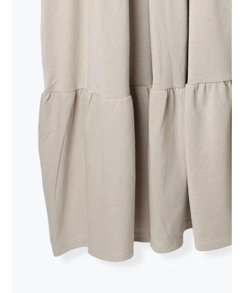 Te chichi TERRASSE（テチチテラス）の「ティアードカットワンピース（ワンピース・レディース・ベージュ/ブラック/グレー・F）」の9枚目の写真