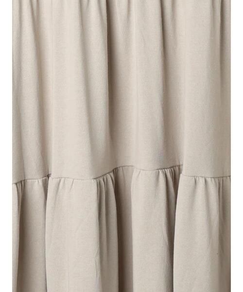 Te chichi TERRASSE（テチチテラス）の「ティアードカットワンピース（ワンピース・レディース・ベージュ/ブラック/グレー・F）」の7枚目の写真