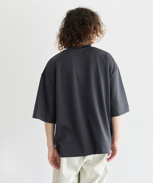 coca(coca)(コカ)の「コットンタッチダブルクロスビッグTシャツ(Tシャツ/カットソー・メンズ・ベージュ/チャコール・XL/M/L)」の16枚目の写真