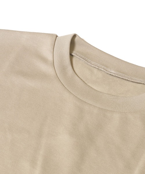 coca(coca)(コカ)の「コットンタッチダブルクロスビッグTシャツ(Tシャツ/カットソー・メンズ・ベージュ/チャコール・XL/M/L)」の19枚目の写真