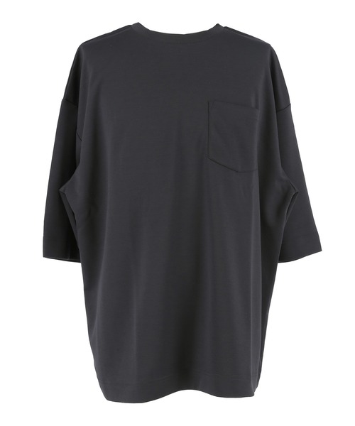 coca(coca)(コカ)の「コットンタッチダブルクロスビッグTシャツ(Tシャツ/カットソー・メンズ・ベージュ/チャコール・XL/M/L)」の5枚目の写真