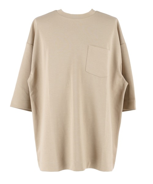 coca(coca)(コカ)の「コットンタッチダブルクロスビッグTシャツ(Tシャツ/カットソー・メンズ・ベージュ/チャコール・XL/M/L)」の6枚目の写真