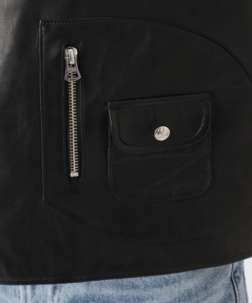 Spick & Span（スピックアンドスパン）の「TICCA / ティッカ ダブルライダースジャケット（ライダースジャケット・レディース・ブラック・LARGE）」の15枚目の写真