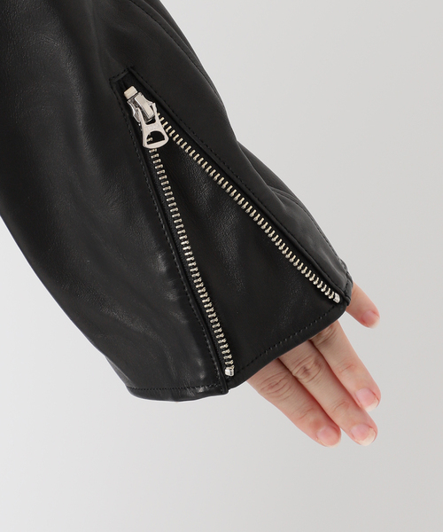 Spick & Span（スピックアンドスパン）の「TICCA / ティッカ ダブルライダースジャケット（ライダースジャケット・レディース・ブラック・LARGE）」の16枚目の写真