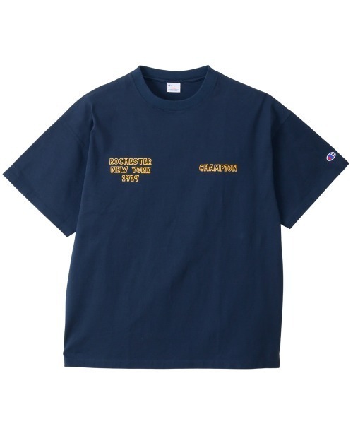 Champion（チャンピオン）の「チャンピオン  SHORT SLEEVE T-SHIRT_（Tシャツ/カットソー・メンズ・ホワイト/ネイビー/ブラック・M/L/LL）」の3枚目の写真