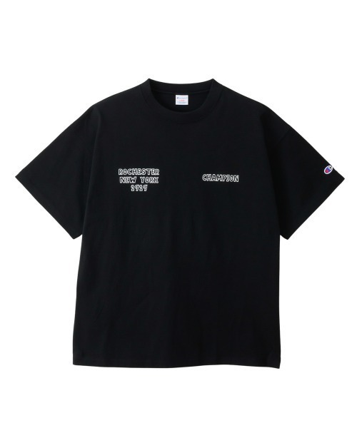 Champion（チャンピオン）の「チャンピオン  SHORT SLEEVE T-SHIRT_（Tシャツ/カットソー・メンズ・ホワイト/ネイビー/ブラック・M/L/LL）」の2枚目の写真