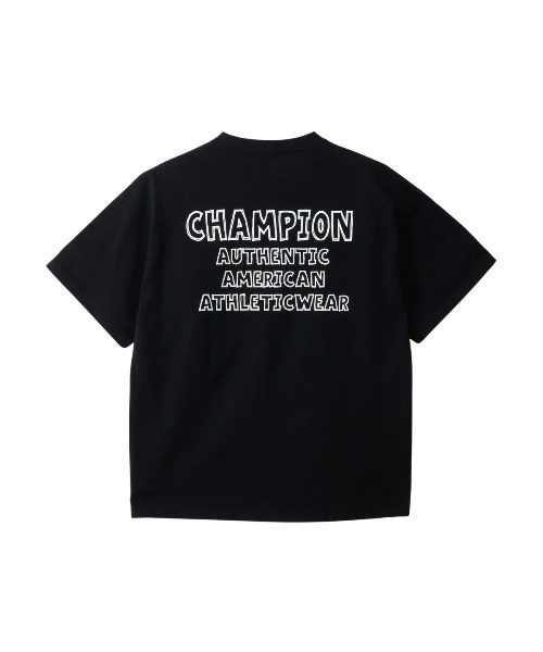 Champion（チャンピオン）の「チャンピオン  SHORT SLEEVE T-SHIRT_（Tシャツ/カットソー・メンズ・ホワイト/ネイビー/ブラック・M/L/LL）」の8枚目の写真