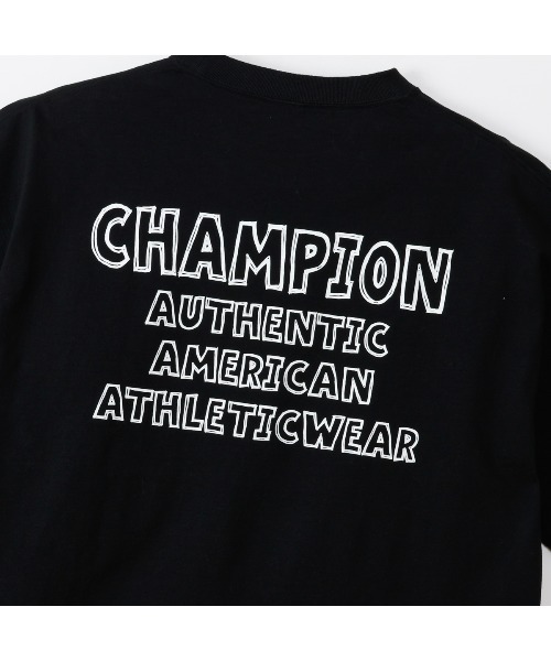 Champion（チャンピオン）の「チャンピオン  SHORT SLEEVE T-SHIRT_（Tシャツ/カットソー・メンズ・ホワイト/ネイビー/ブラック・M/L/LL）」の9枚目の写真
