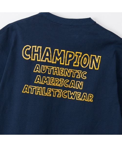 Champion（チャンピオン）の「チャンピオン  SHORT SLEEVE T-SHIRT_（Tシャツ/カットソー・メンズ・ホワイト/ネイビー/ブラック・M/L/LL）」の20枚目の写真