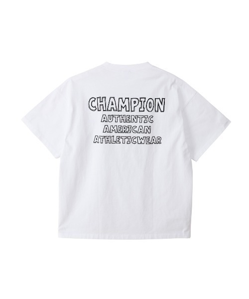Champion（チャンピオン）の「チャンピオン  SHORT SLEEVE T-SHIRT_（Tシャツ/カットソー・メンズ・ホワイト/ネイビー/ブラック・M/L/LL）」の14枚目の写真