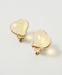 collex | 【Elodie Pavie】ガラスハートイヤリング(イヤリング)