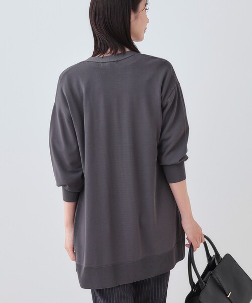 INDIVI（インディヴィ）の「【洗える】大人ロングカーディガンニット（カーディガン/ボレロ・レディース・オフホワイト・38/13）」の12枚目の写真