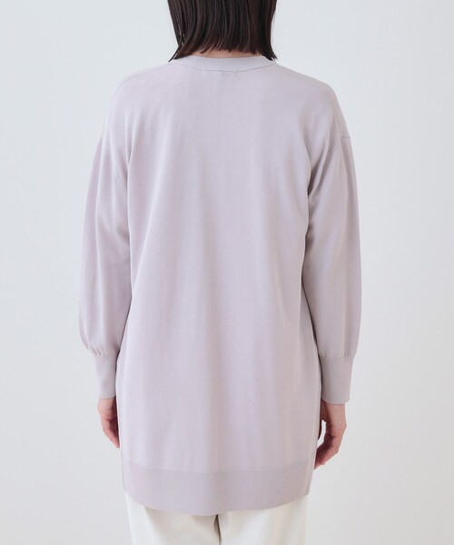 INDIVI（インディヴィ）の「【洗える】大人ロングカーディガンニット（カーディガン/ボレロ・レディース・オフホワイト・38/13）」の17枚目の写真