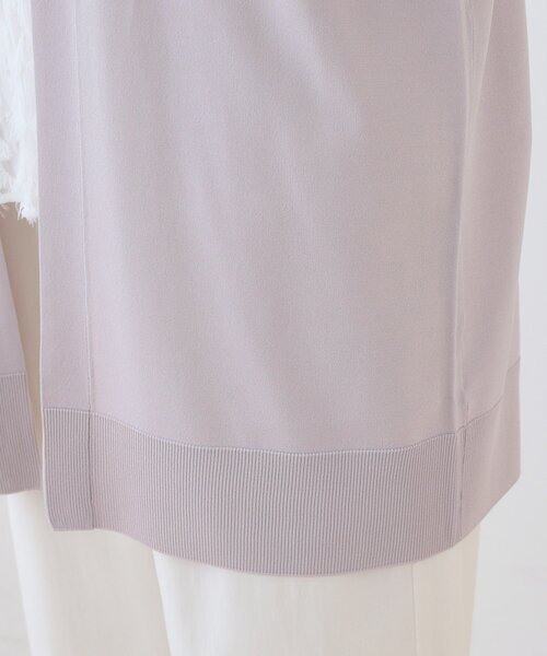 INDIVI（インディヴィ）の「【洗える】大人ロングカーディガンニット（カーディガン/ボレロ・レディース・オフホワイト・38/13）」の20枚目の写真