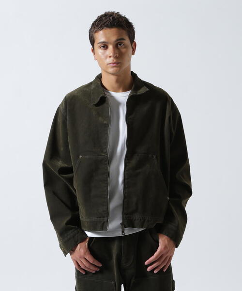 セール】B omnivore/ビーオムニボー FLOCKY DENIM COVER JACKET