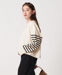 FILL THE BILL | 【別注】＜FILL THE BILL＞レースアップ クロップド カットソー(Tシャツ/カットソー)