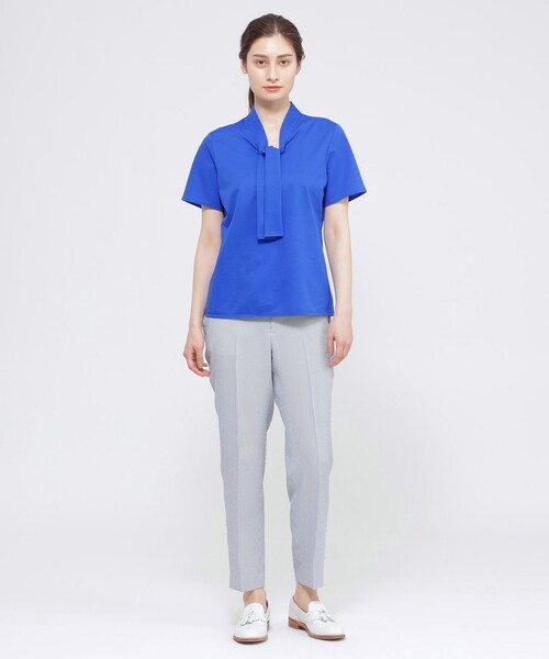 Paul Stuart(ポールスチュアート)の「【WEB・一部店舗限定/ウォッシャブル】コンパクトドライジャージ プルオーバー(シャツ/ブラウス・レディース・ピンク系その他2・6)」の12枚目の写真