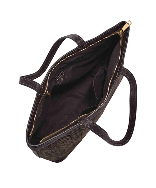 FOSSIL(フォッシル)の「フォッシル トートバッグ レディース PVC/PU ブラウン A4収納可 ZB11152202(トートバッグ・レディース・ブラウン・FREE)」の3枚目の写真