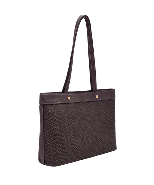 FOSSIL(フォッシル)の「フォッシル トートバッグ レディース PVC/PU ブラウン A4収納可 ZB11152202(トートバッグ・レディース・ブラウン・FREE)」の4枚目の写真