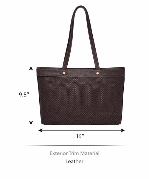 FOSSIL(フォッシル)の「フォッシル トートバッグ レディース PVC/PU ブラウン A4収納可 ZB11152202(トートバッグ・レディース・ブラウン・FREE)」の6枚目の写真