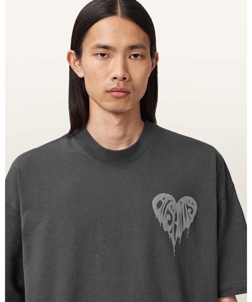 ALLSAINTS（オールセインツ）の「TRIP SHORT SLEEVE T-SHIRT | TRIP 半袖 Tシャツ（Tシャツ/カットソー・メンズ・ブラック・M/L/XL/XS/S）」の8枚目の写真