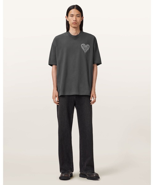 ALLSAINTS（オールセインツ）の「TRIP SHORT SLEEVE T-SHIRT | TRIP 半袖 Tシャツ（Tシャツ/カットソー・メンズ・ブラック・M/L/XL/XS/S）」の7枚目の写真