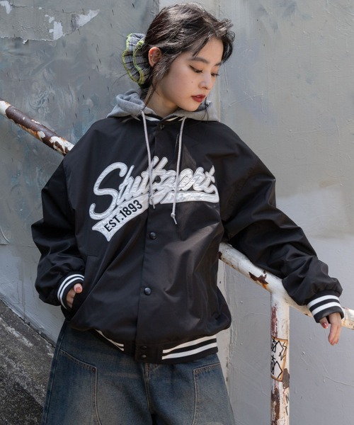 ファー付きダークグリーンスタジャン　期間限定値下げ WEGO（ウィゴー）の「WEGO/キルティングスタジャン（スタジャン）」 - WEAR