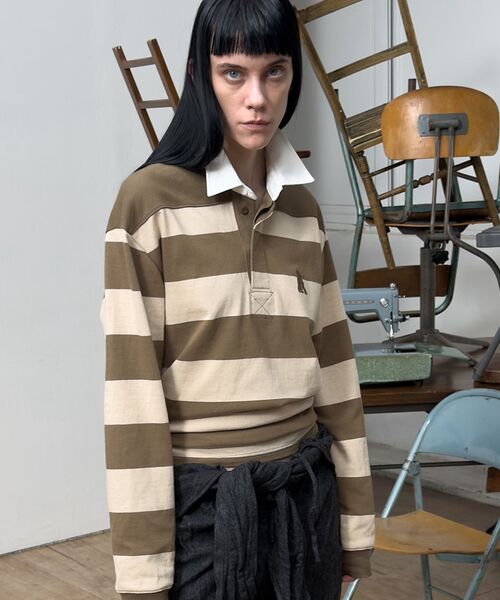 セール】【Geek Office / ギークオフィス】OPEN YY Knitted STRIPE