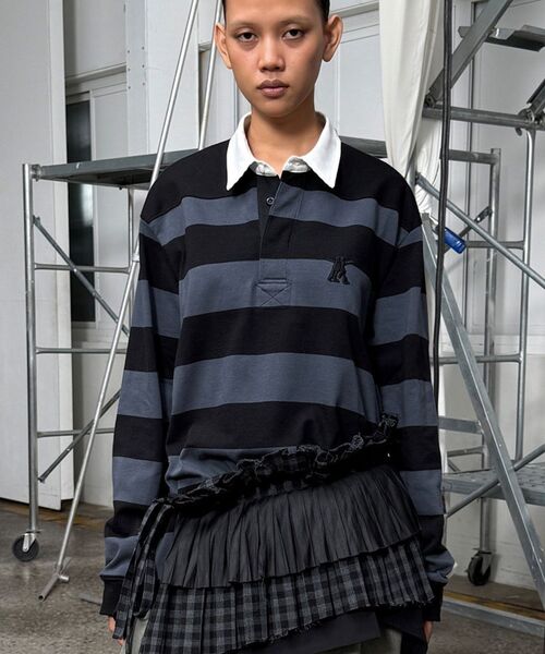 セール】【Geek Office / ギークオフィス】OPEN YY Knitted STRIPE
