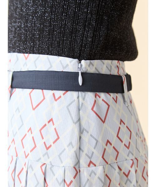 LILY BROWN（リリーブラウン）の「クラシカルパターンプリーツスカート（スカート・レディース・ボルドー/クリーム/ネイビー・1/0）」の15枚目の写真