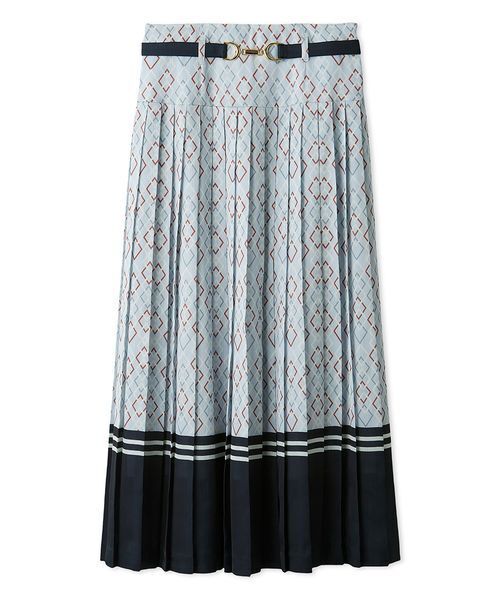 LILY BROWN（リリーブラウン）の「クラシカルパターンプリーツスカート（スカート・レディース・ボルドー/クリーム/ネイビー・1/0）」の8枚目の写真