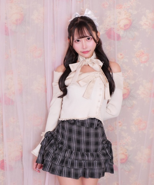 ReAmour フリルリボンスカート フリルリボンスカート（スカート）｜ReAmour（リアムール）の