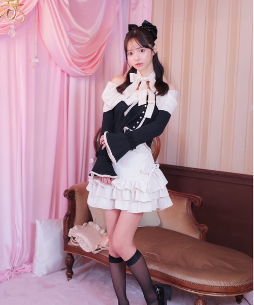 フリルリボンスカート（スカート）｜ReAmour（リアムール）の