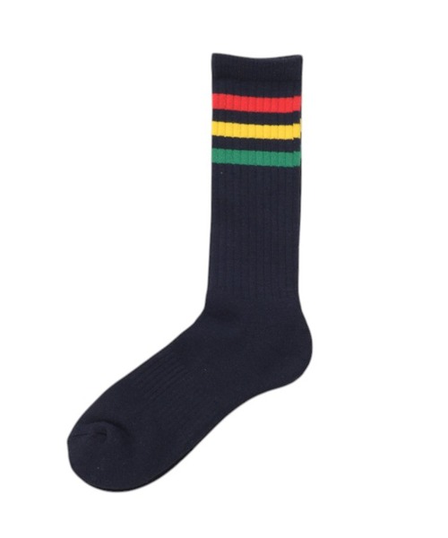 Arnold Palmer(アーノルドパーマー)の「パーマーライン クルーソックス(ソックス/靴下・レディース・ホワイト/ネイビー・23-25cm/25-27CM)」の6枚目の写真