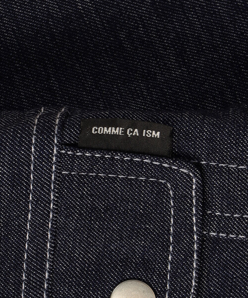 COMME CA ISM(コムサイズム)の「デニムライクストレッチ フード付き ブルゾン(ベビーサイズ)(ブルゾン・キッズ・ネイビー・80-90cm)」の13枚目の写真