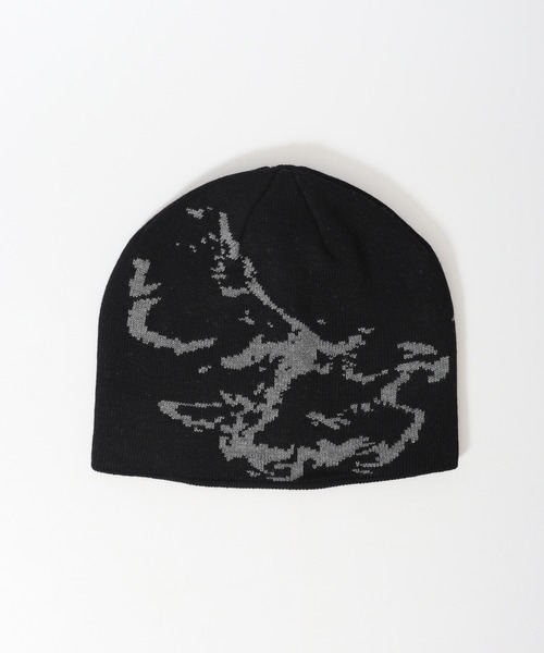 Sense of Grace(センスオブグレース)の「ツートーン配色柄入り ジャガードワッチ(ニットキャップ/ビーニー・メンズ・グレー/ブラック/オレンジ・FREE)」の4枚目の写真