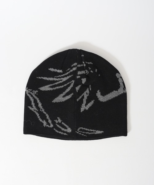 Sense of Grace(センスオブグレース)の「ツートーン配色柄入り ジャガードワッチ(ニットキャップ/ビーニー・メンズ・グレー/ブラック/オレンジ・FREE)」の5枚目の写真