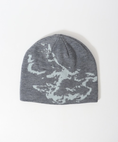 Sense of Grace(センスオブグレース)の「ツートーン配色柄入り ジャガードワッチ(ニットキャップ/ビーニー・メンズ・グレー/ブラック/オレンジ・FREE)」の6枚目の写真