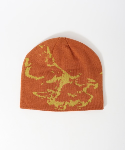 Sense of Grace(センスオブグレース)の「ツートーン配色柄入り ジャガードワッチ(ニットキャップ/ビーニー・メンズ・グレー/ブラック/オレンジ・FREE)」の8枚目の写真