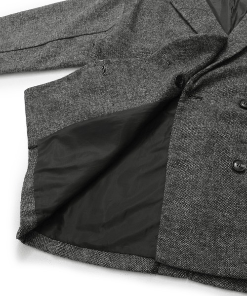 Dita Muaj.（ディータムアージュ）の「ツイードダブルテーラージャケット【袖折り返し可/ストライプ】（テーラードジャケット・レディース・ブラウン/ブラック・FREE）」の19枚目の写真