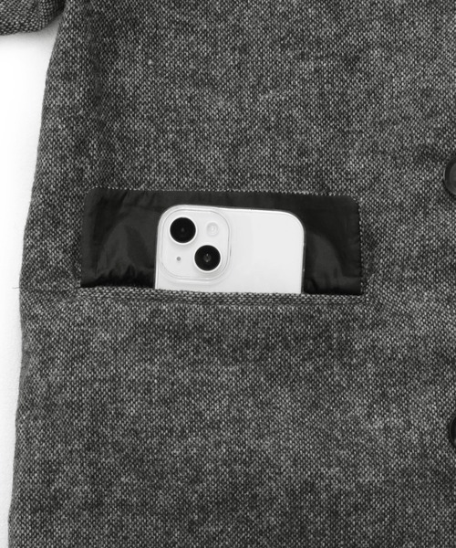 Dita Muaj.（ディータムアージュ）の「ツイードダブルテーラージャケット【袖折り返し可/ストライプ】（テーラードジャケット・レディース・ブラウン/ブラック・FREE）」の20枚目の写真