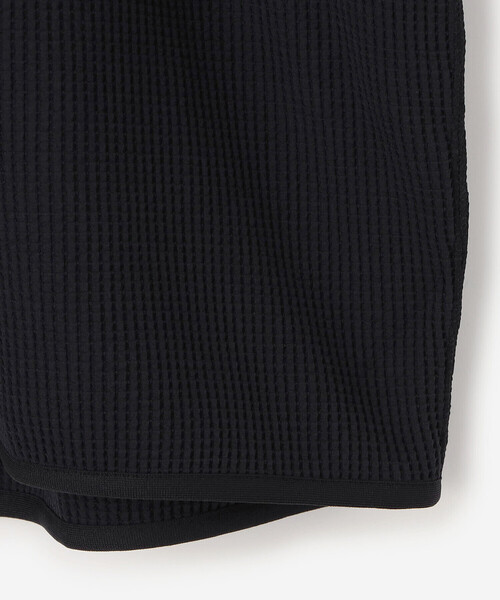 GYMPHLEX（ジムフレックス）の「Gymphlex | ワッフル Vネックジップカーディガン MEN（カーディガン/ボレロ・メンズ・ブラック/チャコール・L/M）」の7枚目の写真