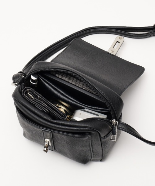 DEVICE（デバイス）の「DEVICE ヴィンテージデザイン ヴァティカルベルト ショルダーバッグ（ショルダーバッグ・メンズ・ダークブラウン/ブラック/ダークブラック・FREE）」の6枚目の写真