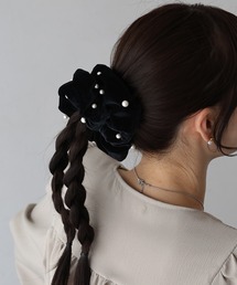 BLUEEAST | パールベロアシュシュ(シュシュ)