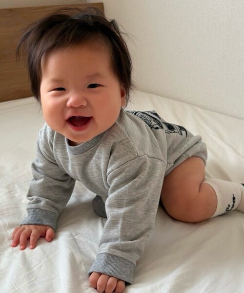 セール】【DOD】【ベビー】クルマノタビット（ロンパース）｜DOD