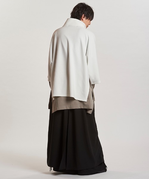NO ID.(ノーアイディ)の「mlt5438- ドッキングオフタートルハーフZIP-PO カットソー(457006-341T)(Tシャツ/カットソー・メンズ・グレー/ブラック/ホワイト・ONE SIZE)」の14枚目の写真