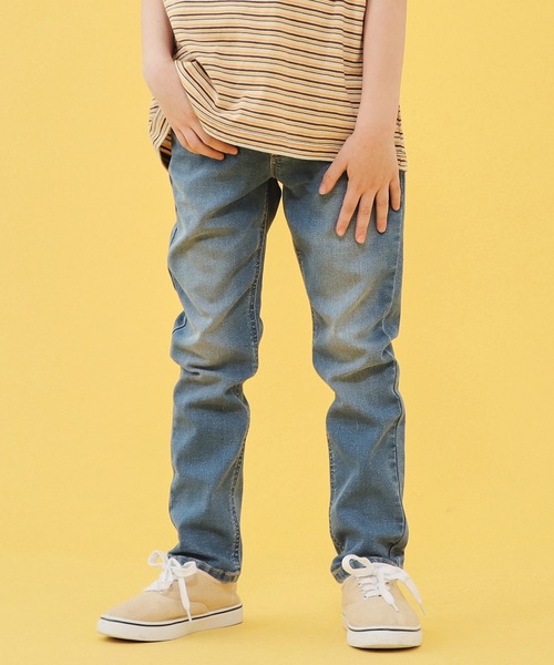Lee（リー）の「Lee/リー【110-160cm】キッズ ストレッチストレートデニムパンツ（デニムパンツ・キッズ・インディゴブルー/ブルー/ライトインディゴブルー・110/120/150/160/130/140）」の3枚目の写真